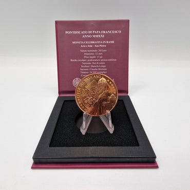 2021 20€ Vaticano + Caixa FDC