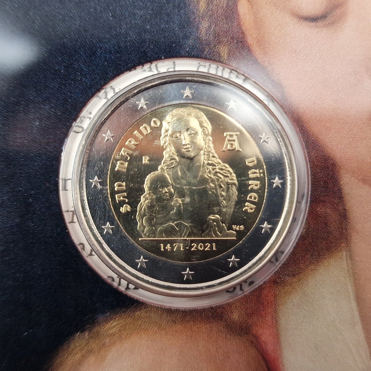 2021 "Albrecht Durer" - 2€ San Marino Coincard
