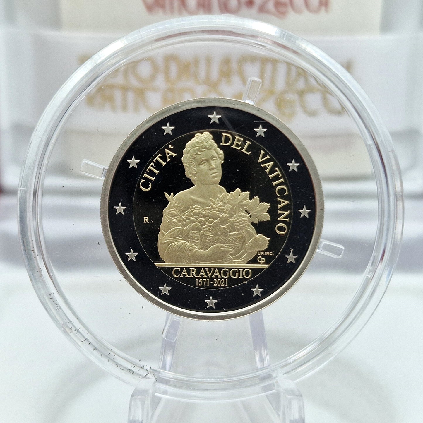 2021 Caravaggio 2€ - Vaticano Proof