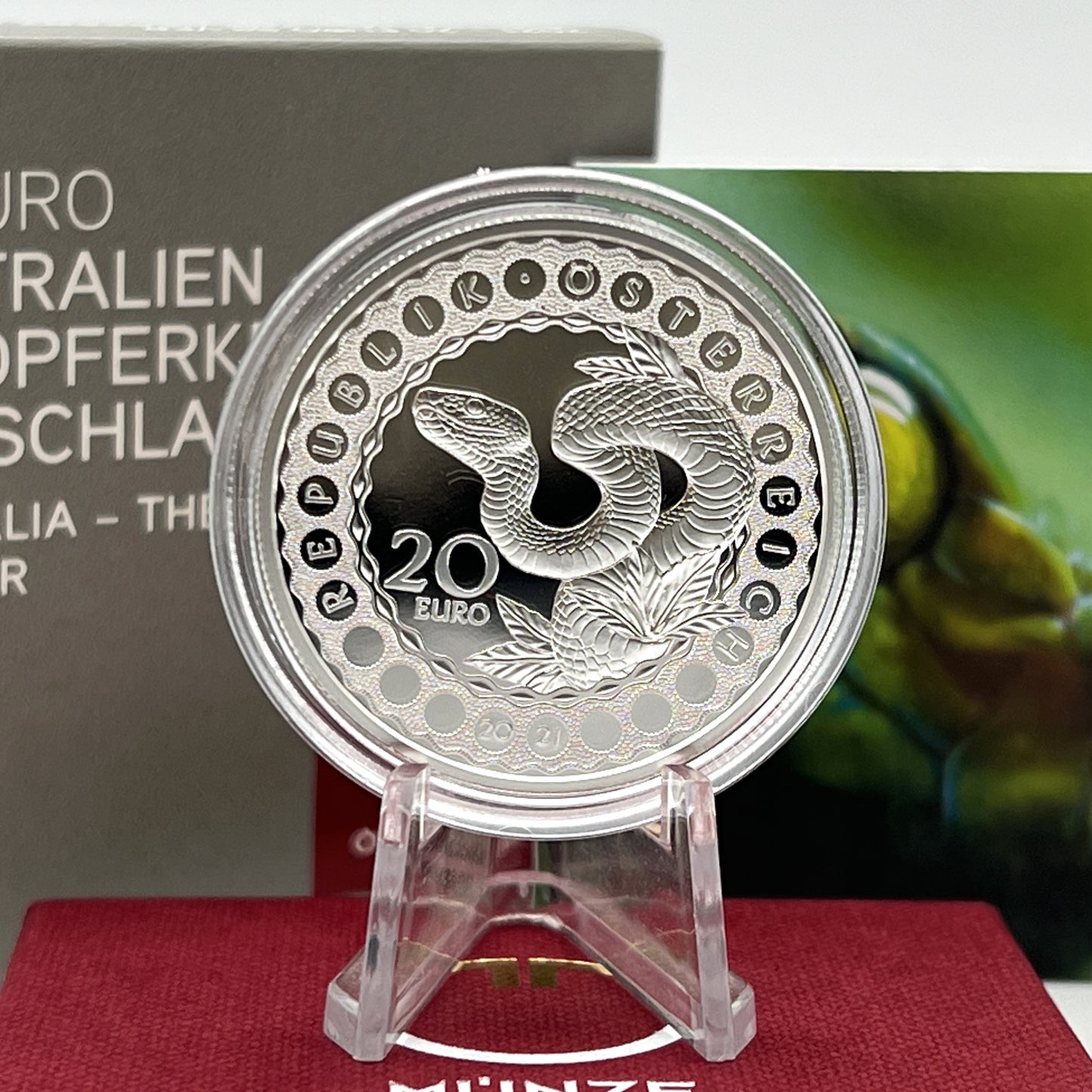 2021 Criador da Serpente - 20€ Áustria Proof