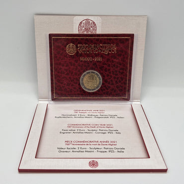 2021 Dante - 2€ Vatican Coincard