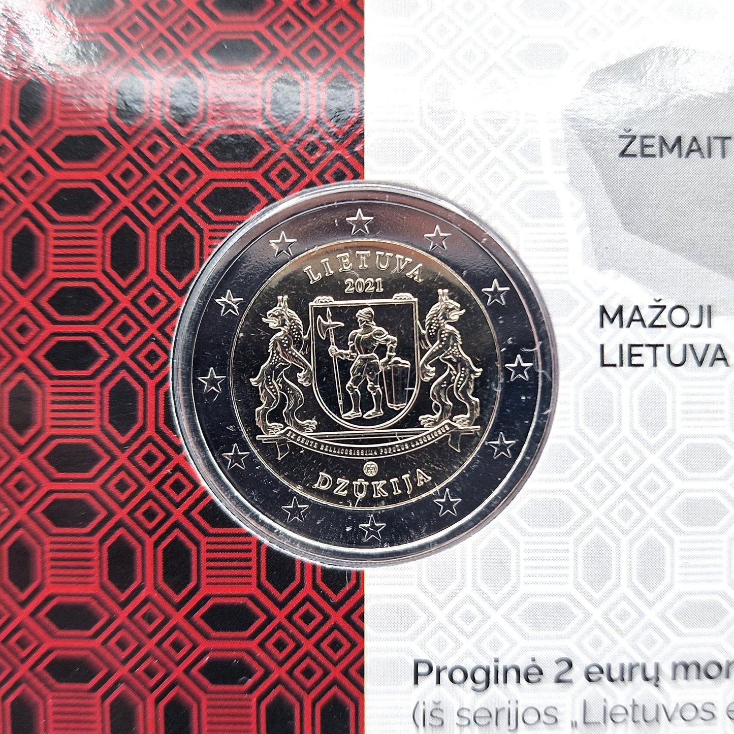 2021 Dzukija 2€ - Lituânia Coincard