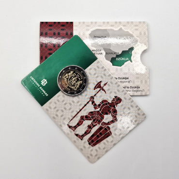 2021 Dzukija 2€ - Lituânia Coincard