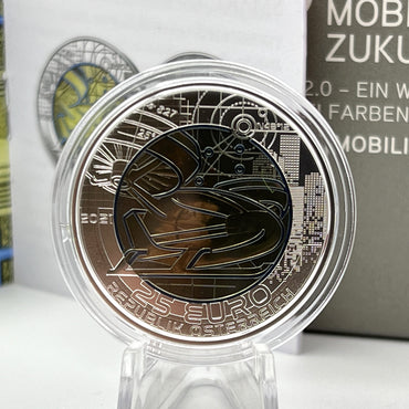 2021 Mobilidade do Futuro - 25€ Áustria Niobium Proof