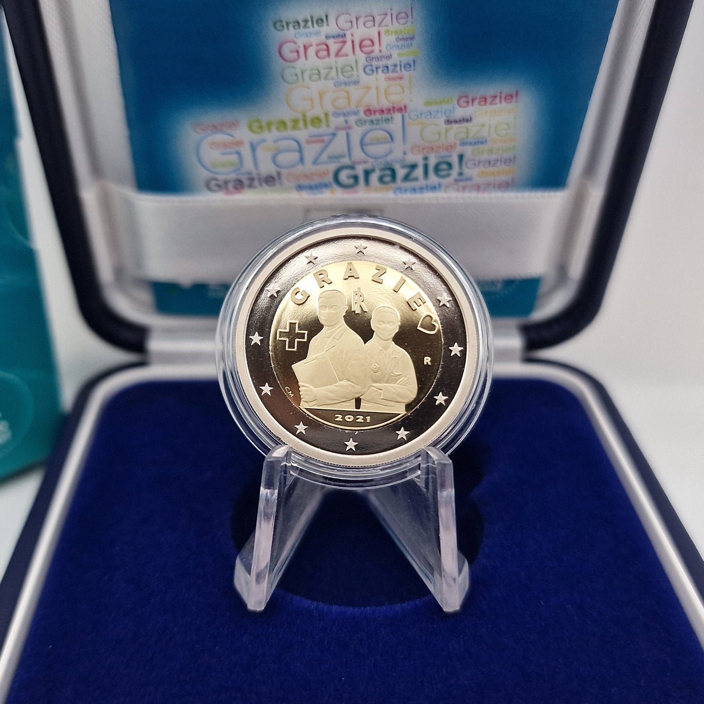 2021 Health Professions €2 - Italy Proof