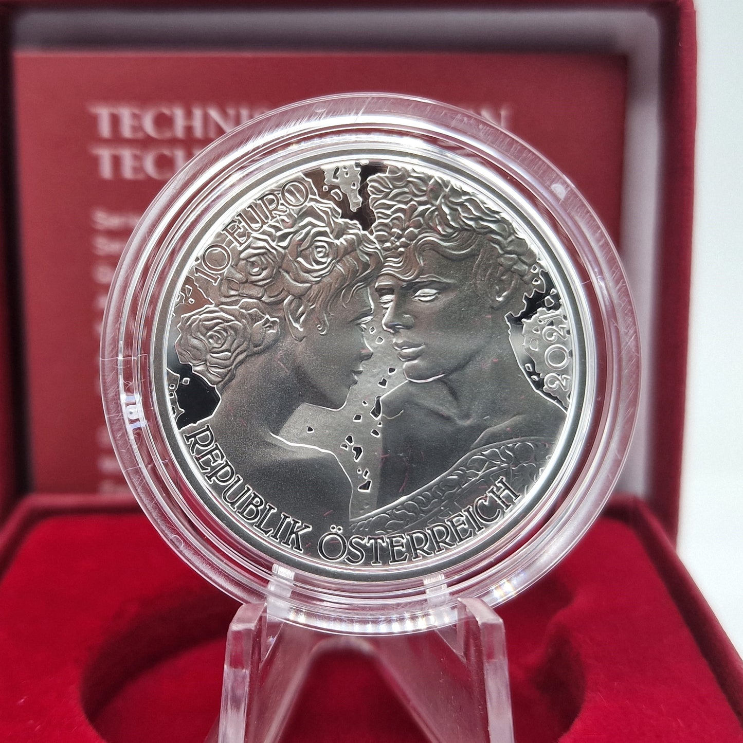 2021 Rosa - 10€ Áustria Proof