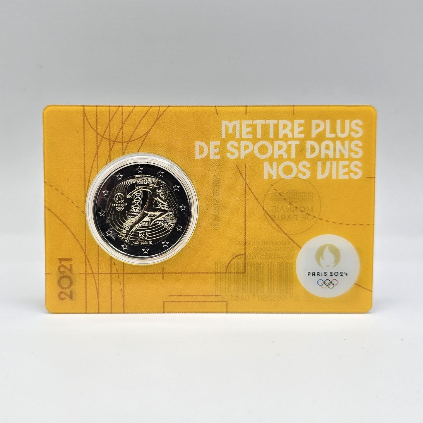 2021 Set (5X) Jogos Olímpicos 2024 - 2€ França Coincard