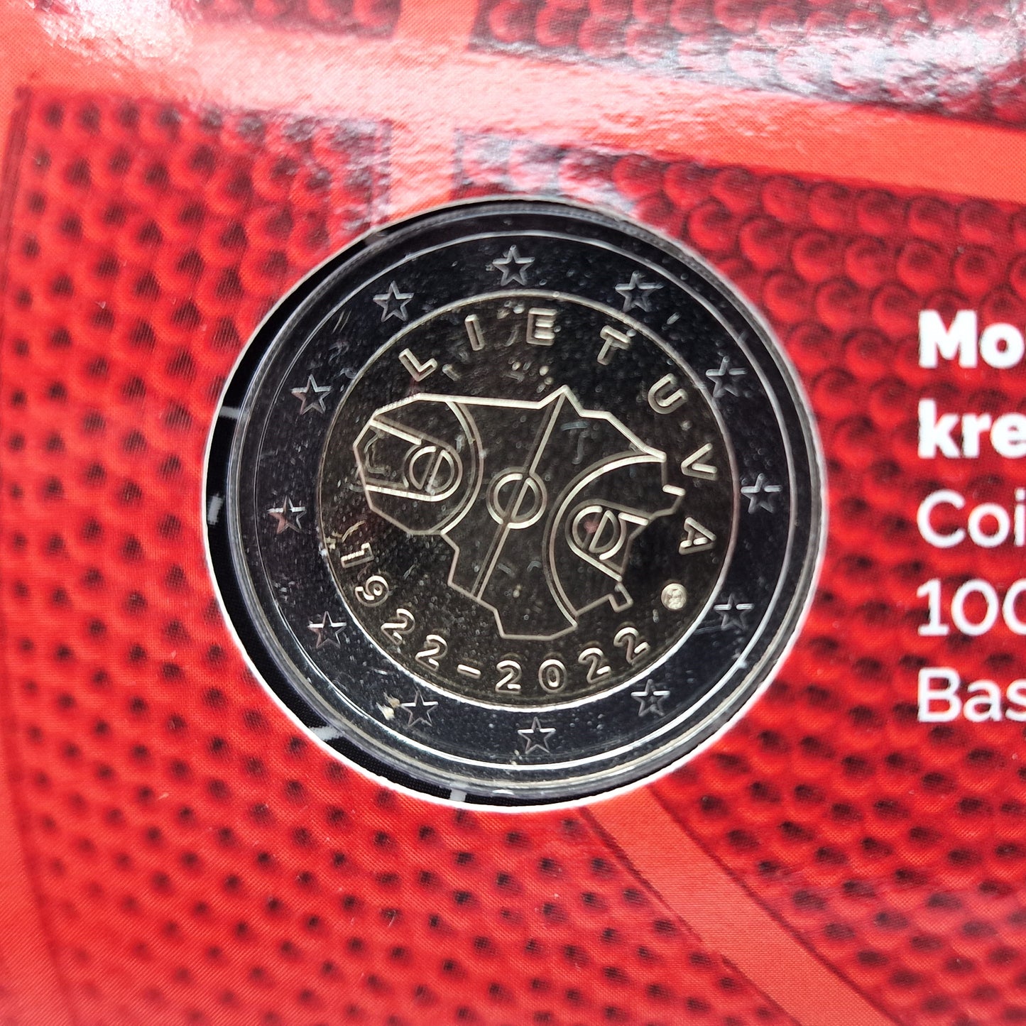 2022 Basketball 2€ - Lithuania Coincard