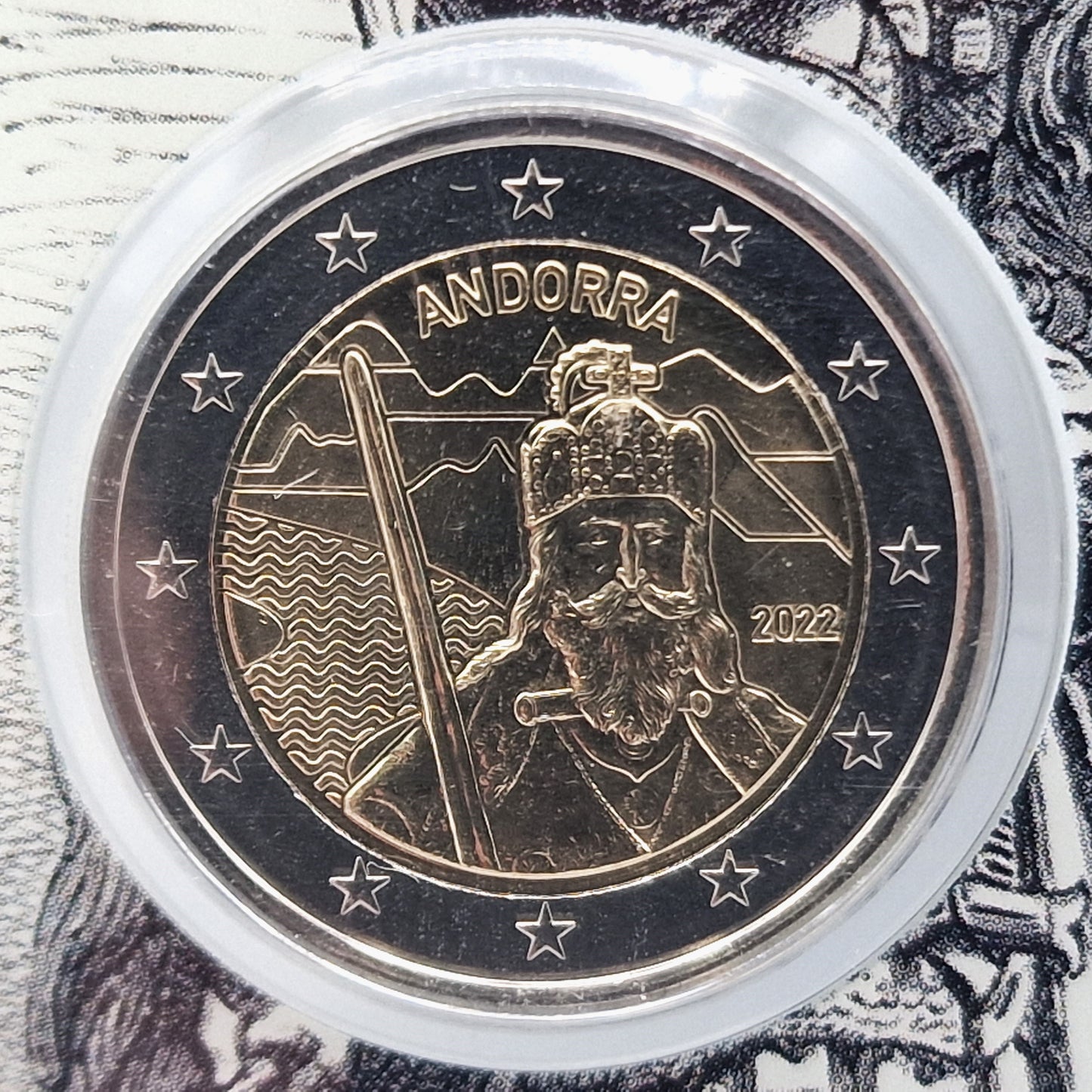 2022 Carlos Magno - 2€ Andorra Coincard