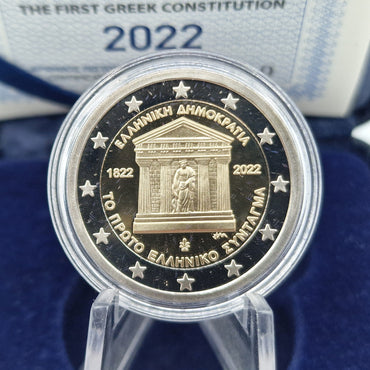 2022 Constitution €2 - Greece Proof
