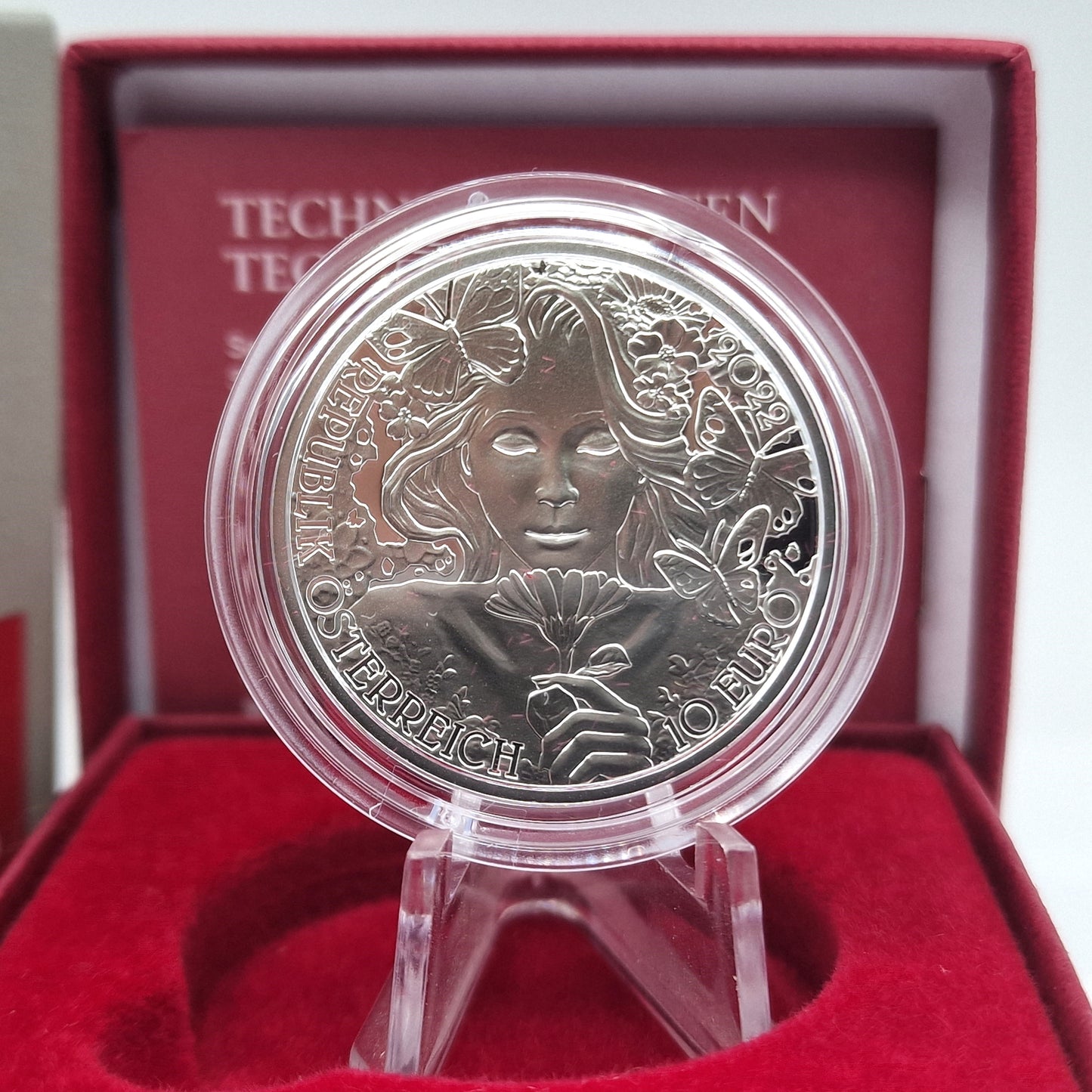 2022 Marigold Flower (Orange) - 10€ Austria Proof