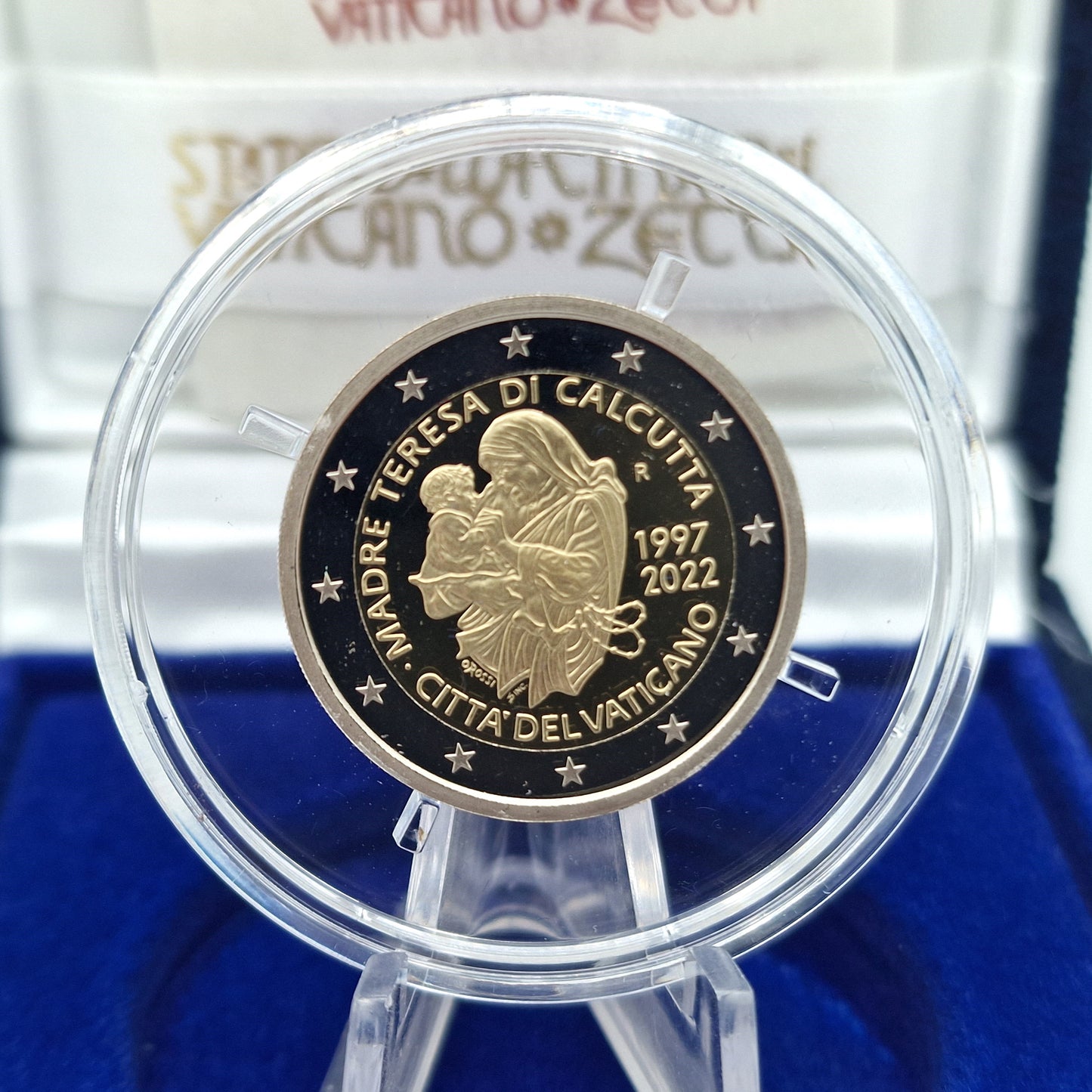 2022 "Mother Teresa of Calcutta" - 2€ Vatican Proof