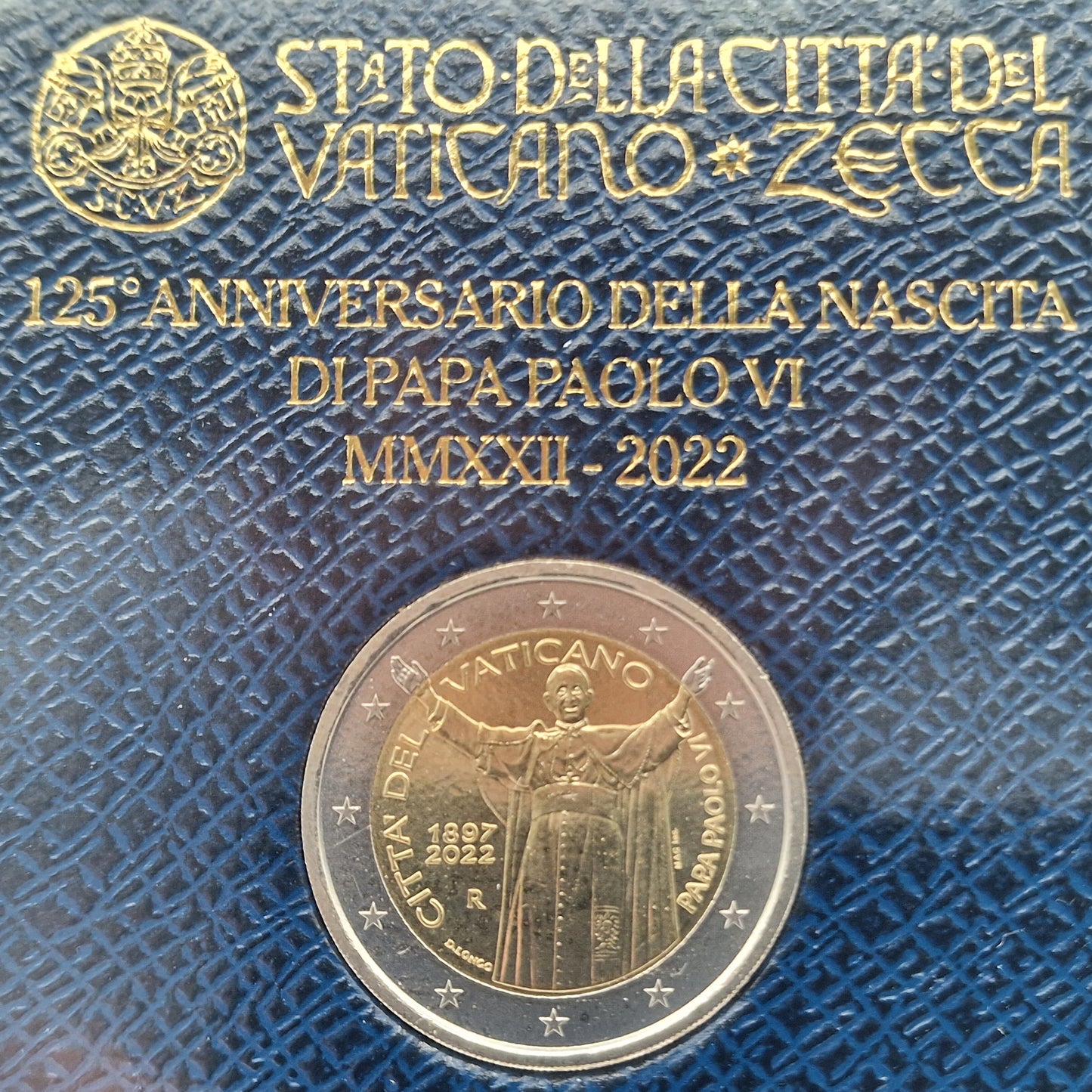 2022 "Papa Paulo IV" - 2€ Vaticano Coincard