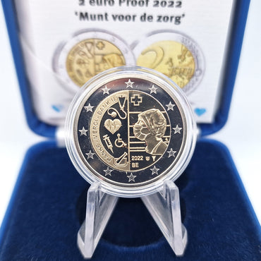 2022 'Heroes of Care - Covid-19' - 2€ Bélgica Proof