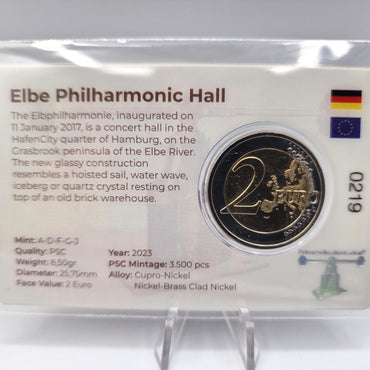 2023 Elbphilharmonie - 2€ Alemanha Coincard