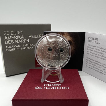 2023 O poder da cura do Urso - 20€ Áustria Proof