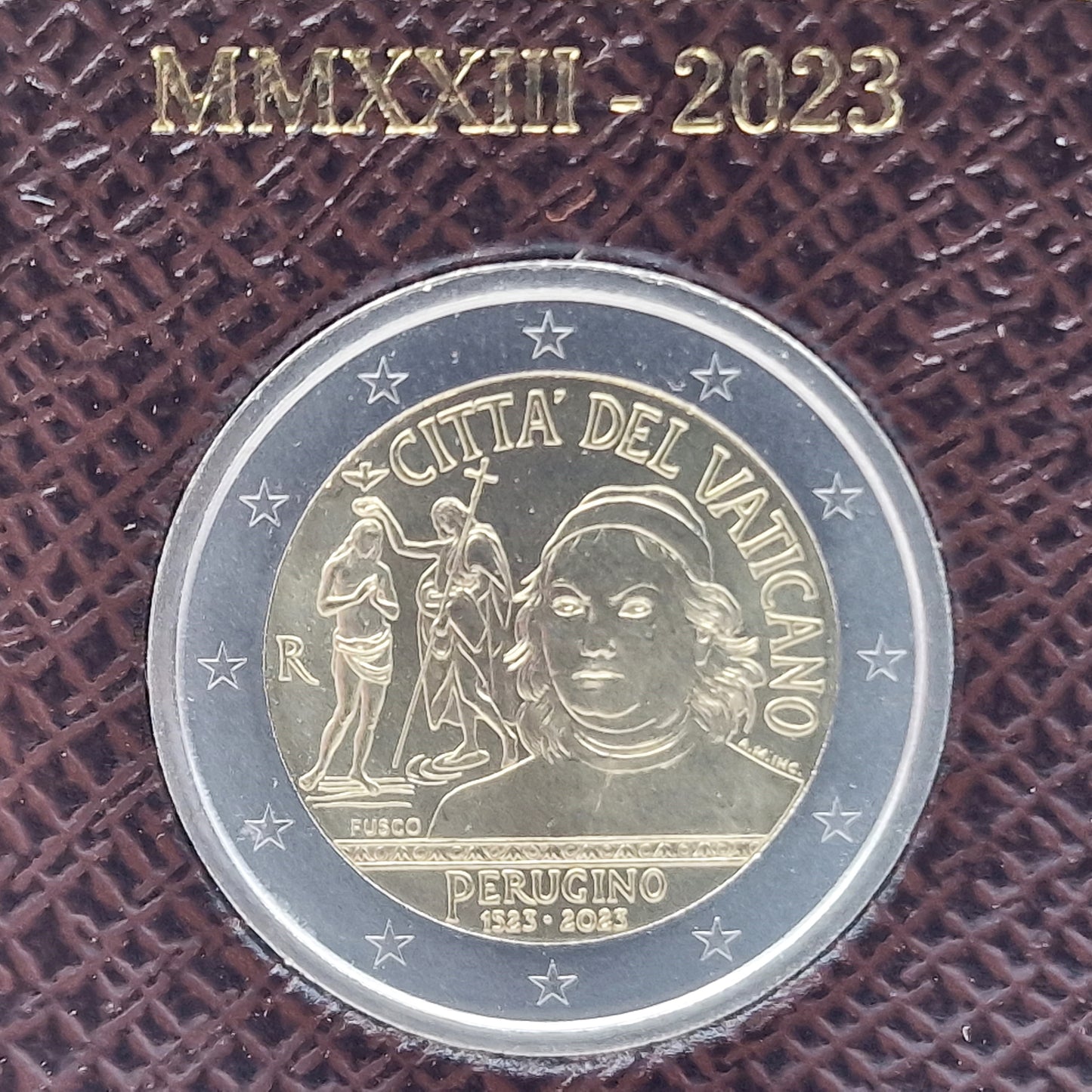 2023 Perugino - 2€ Vaticano Coincard