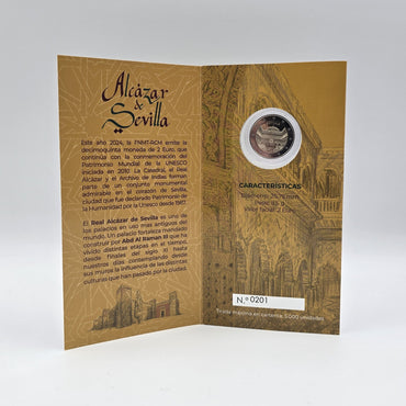 2024 Alcázar de Sevilla - 2€ Espanha Proof