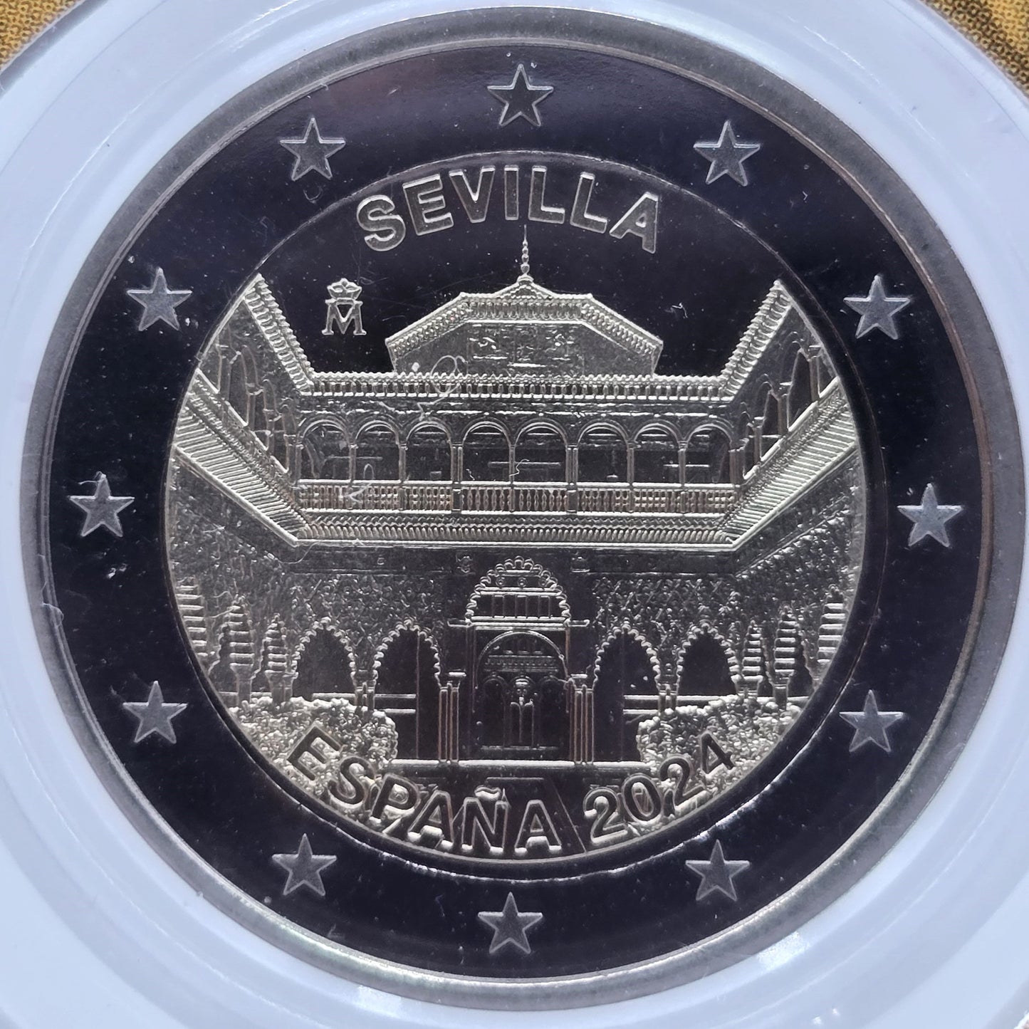 2024 Alcázar de Sevilla (World Heritage) - 2€ Spain Proof