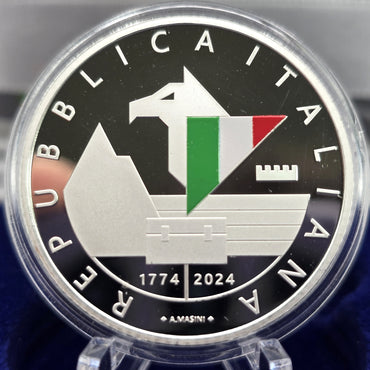 2024 Foundation of the Financial Police (Silver) €5 - Italy Proof