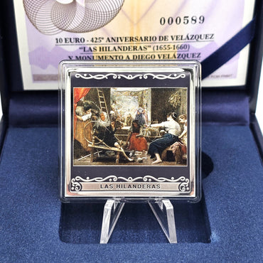 2024 Velázquez 'Spinners' 1oz - 10€ Espanha Proof