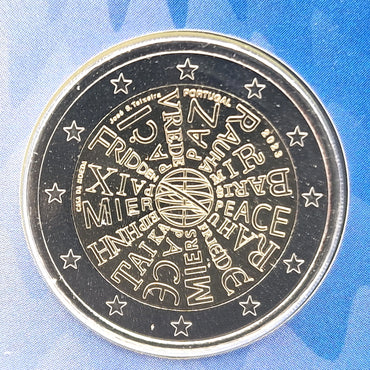 2023 A coin for PEACE - 2€ Portugal Coincard