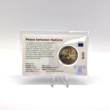 2023 Uma moeda pela PAZ - 2€ Portugal PrimeSelectionCoins
