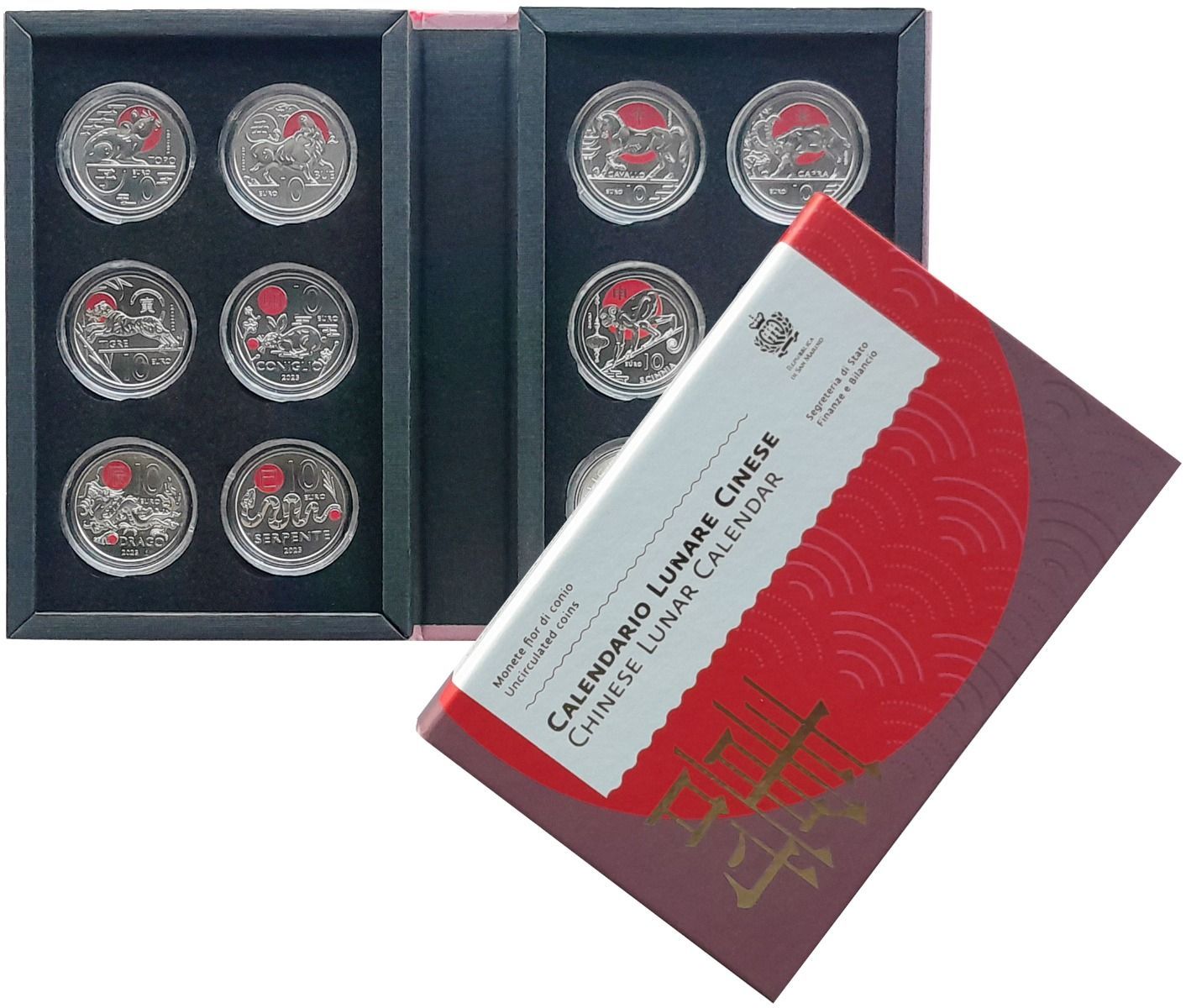 2025 Set completo Calendário Lunar Chinês 10€ - San Marino