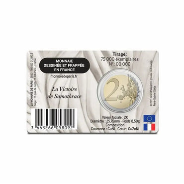 2025 Set (4X) Louvre 2025 - 2€ France Coincard
