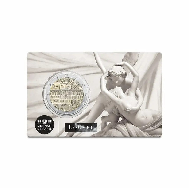 2025 Set (4X) Louvre 2025 - 2€ France Coincard