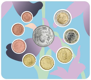 2025 Annual Set + 5€ Wild Orchids - San Marino BU