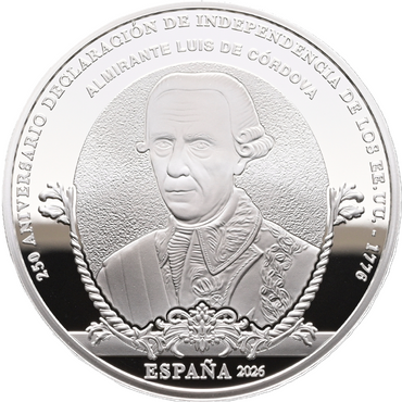 2026 Luis de Córdova - 10€ Espanha Proof