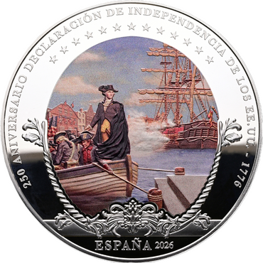2026 Independência USA - 10€ Espanha Proof
