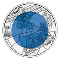 2003 700 anos cidade Tyrol  - 25€ Áustria Niobium Proof