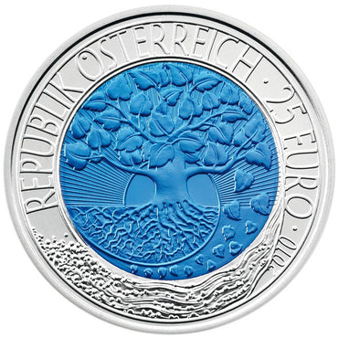 2010 Energia Renovável - 25€ Áustria Niobium Proof