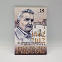 2012 Giovanni Pascoli €2 - Italy Coincard