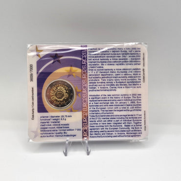 2012 TYE "10 Anos do Euro" - 2€ Eslováquia Coincard