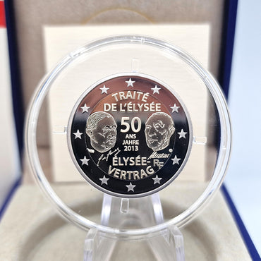 2013 Tratado do Eliseu - 2€ França Proof