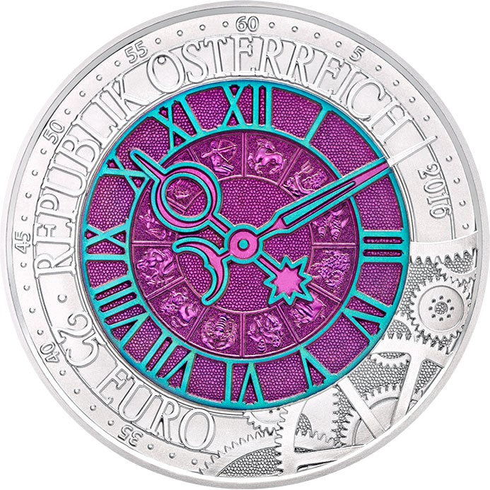 2016 O Tempo - 25€ Áustria Niobium Proof