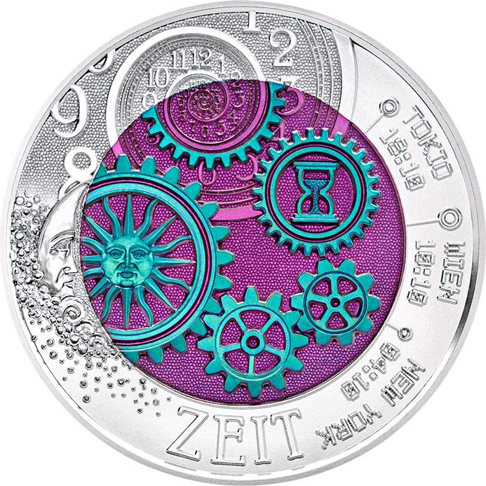 2016 O Tempo - 25€ Áustria Niobium Proof