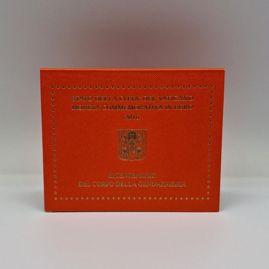 2016 "Corpo della Gendarmeria" (Polícia do Vaticano) - 2€ Vaticano Coincard