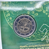 2016 Baltic Culture €2 - Lithuania Coincard