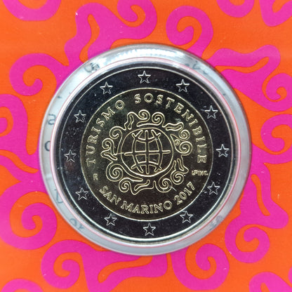 2017 International Year of Tourism - €2 San Marino Coincard