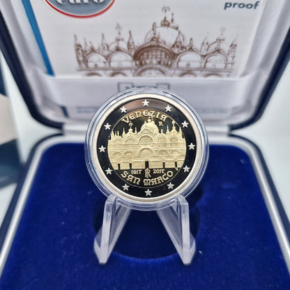 2017 Basílica de São Marcos 2€ - Itália Proof