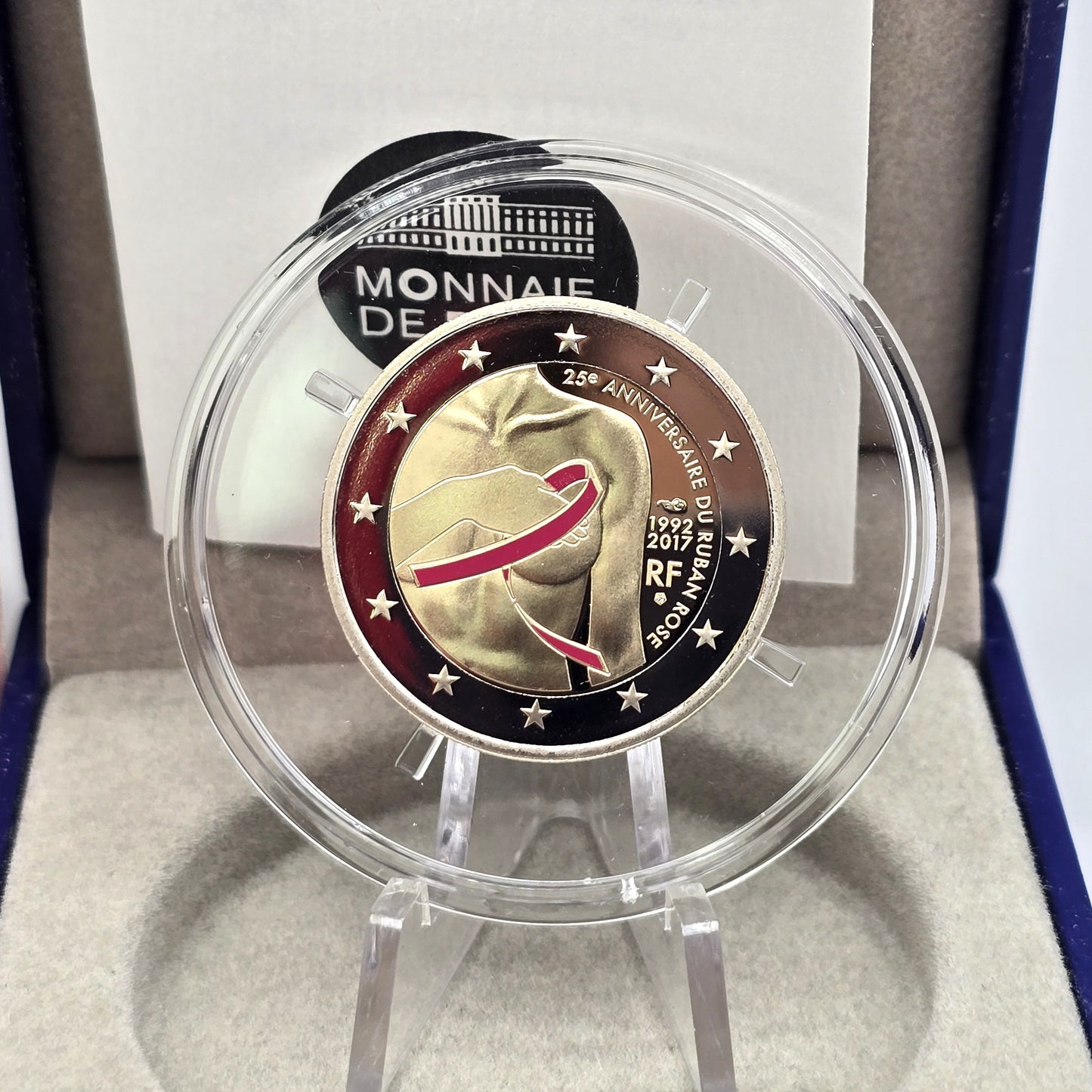 2017 "Cancro da Mama" - 2€ França Proof