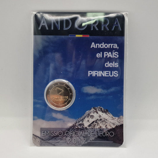 2017 País dos Pirinéus - 2€ Andorra Coincard