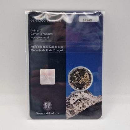 2017 Country of the Pyrenees - 2€ Andorra Coincard