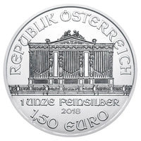 2018 Austrian Philharmonic Orchestra - 1oz Silver Austria