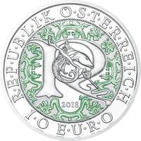 2018 Raphael - O Anjo da Cura - 10€ Áustria Proof
