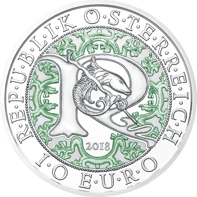2018 Raphael - O Anjo da Cura - 10€ Áustria Proof